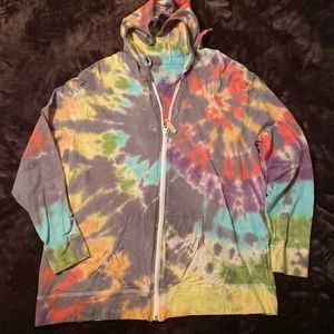 Hand Made Tie Dye (by me) Light Weight Jacket.